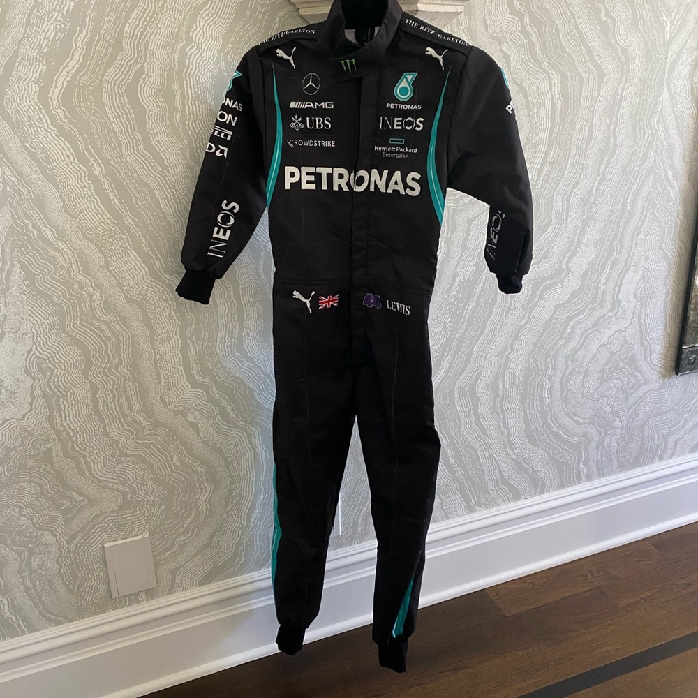 Lewis Hamilton Formula 1 2021 Racing Suit, Mercedes Benz